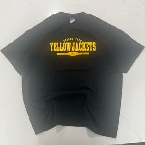 Vintage 2000s Georgia Tech Yellow Jackets black tee